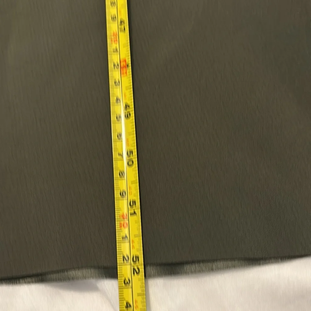 Vince Olive Green Tie-Front Maxi Dress SZ XL v-neck luxurious designer NWT - Picture 13 of 15